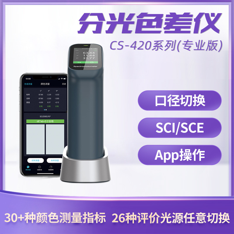 ���׸߾��ȷֹ�ɫ���� ɫ����ɫ���ʳƷ�������ͨ�� CS-410/420