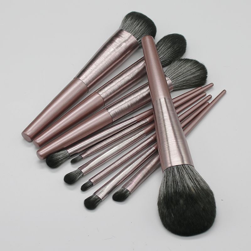 Xiao Uvas 10 tubos de dibujo de filamento conjunto de cepillo de maquillaje Cangzhou suave polvo de pintura blush cepillo de maquillaje principiante cepillo