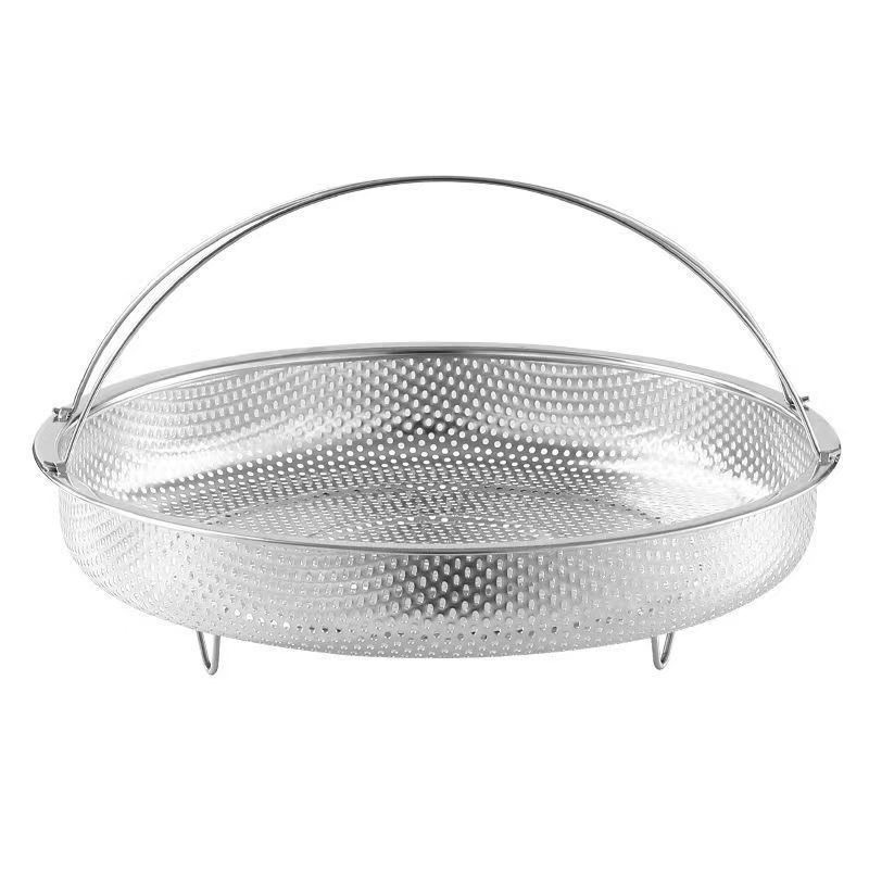vapor universal de acero inoxidable marco de vapor de vapor casero cesto de drenaje redondo de vapor de arroz glutinoso artefacto de mano