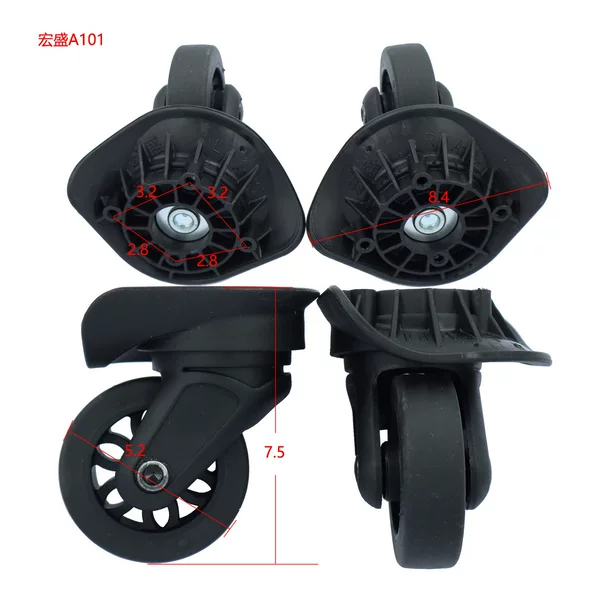 Hongsheng A101 Suitcase Wheels, Universal Wheels, Luggage Suitcase Casters, Travel Suitcase Accessories Wheels