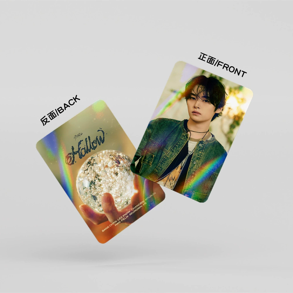 Граница-кинд cross-border точка 30 лазерных карт STRAY KIDS новые периферийные флэш-карты звёздные фото голографическая карта LOMO карта