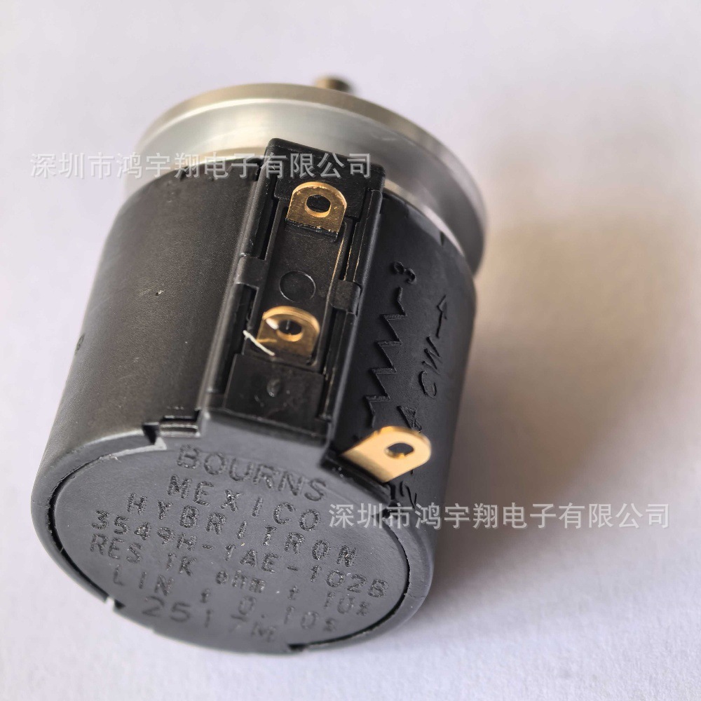 3549H-1AE-102B 1K电位器±10% 2W 10圈Bourns原装正品可变电阻器