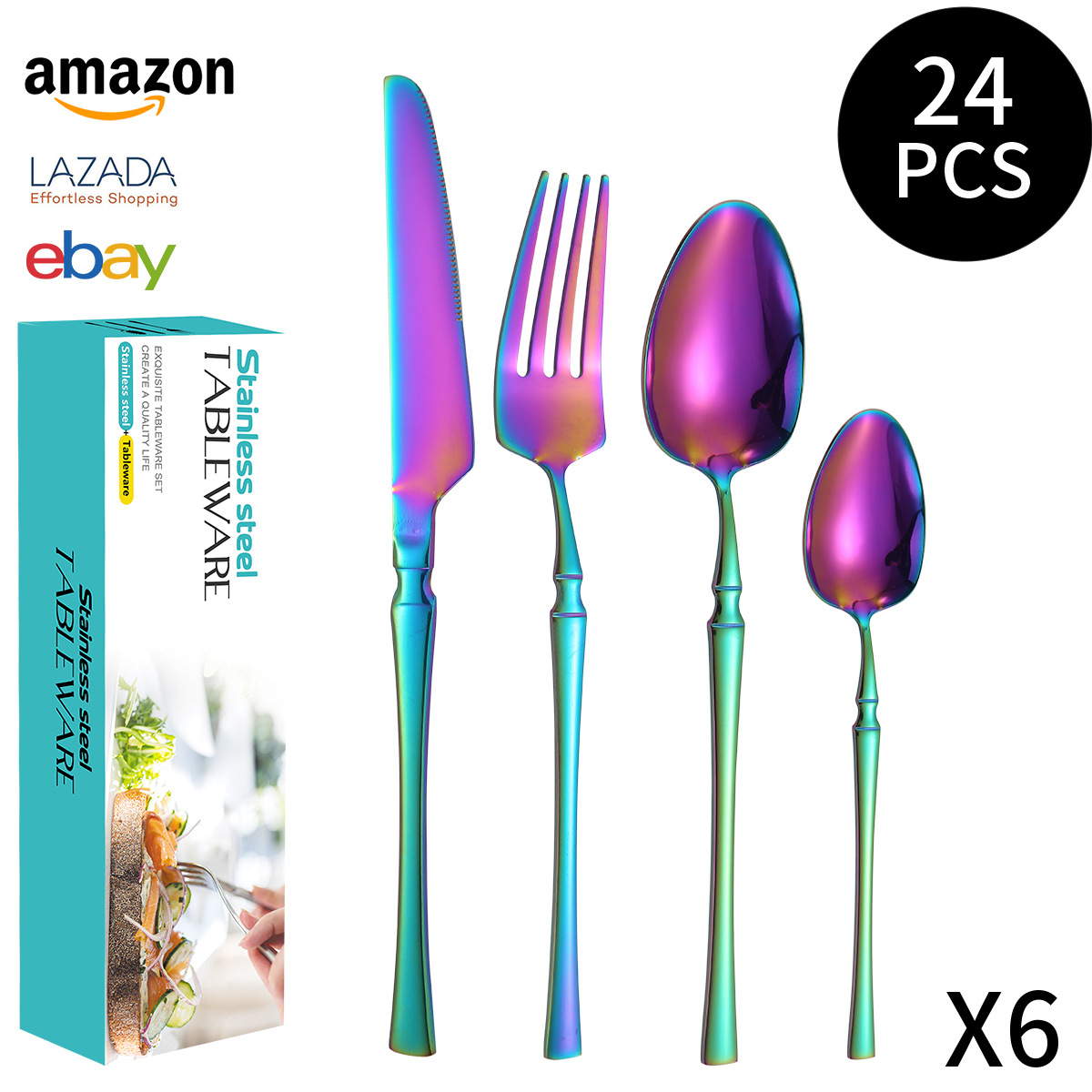 컬러 24 장 세트 (블루 박스)