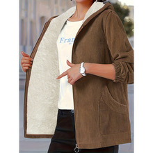 L 86944 Fleece thick middle age women's coat ���޼Ӻ�������