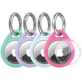 适用苹果airtag保护套苹果定位器水滴形TPU全包防水AirTag2保护套