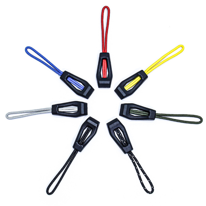【16】Tpu Zipper Slider Injection Molded Tail Cord No. 5 Zipper Head Pvc Plastic Luggage Pull Tab Zipper Buckle Fastener