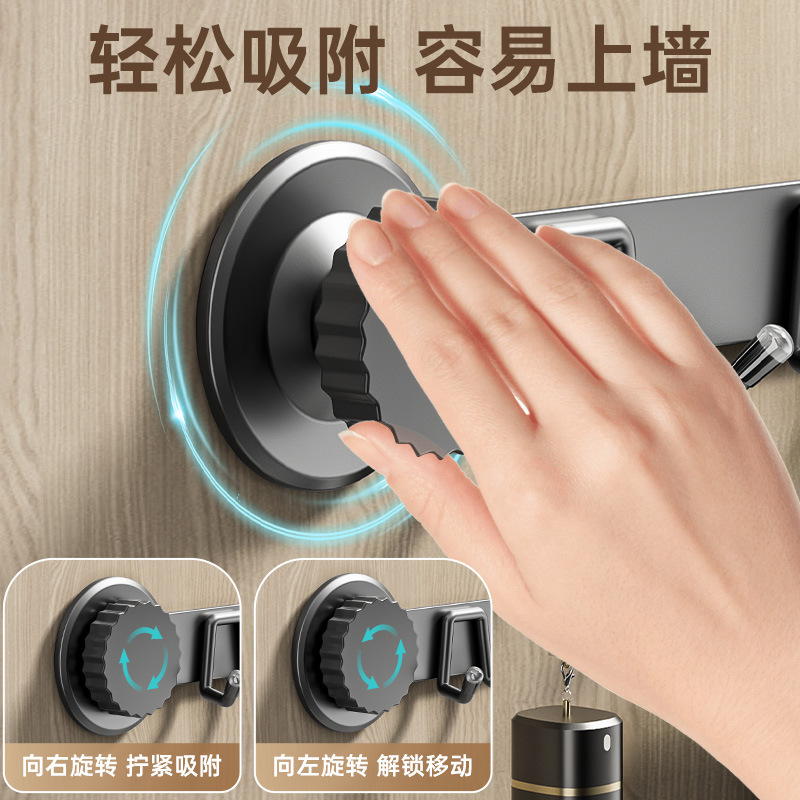 ドアの後ろに穴を開けずに吸盤式フック、強力粘着フック、壁掛け、キッチン、バスルームの衣類や帽子の収納|undefined