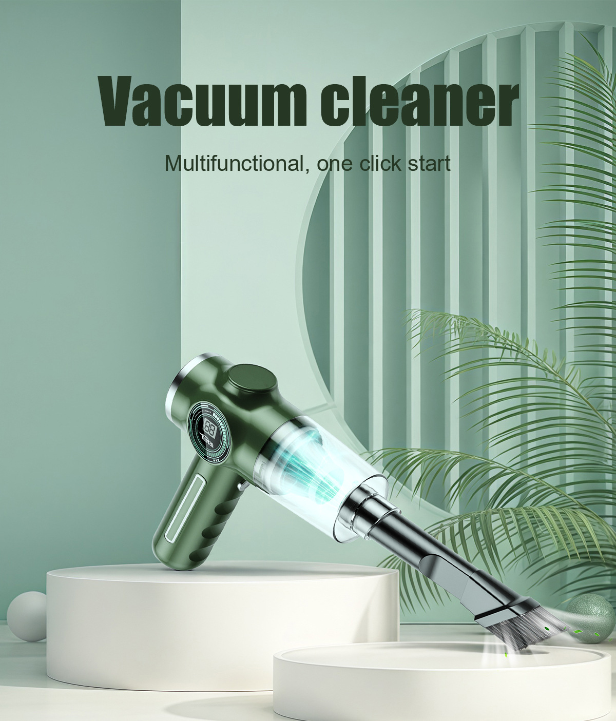 Cross-Border Special Supply Car Vacuum Cleaner Wireless Handheld Multi-Function Charging Powerful Vacuum Car Portable Small