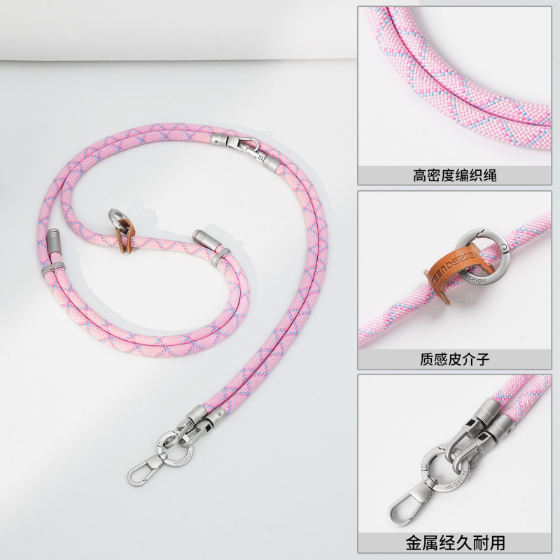 热销爆款编织手机挂绳可调节手提挂脖户外登山绳防丢挂链批发定制|undefined
