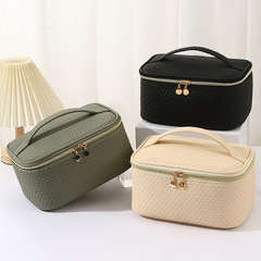 跨境新款網紅化妝包大容量便攜手提化妝包高顏值旅行洗漱收納包
