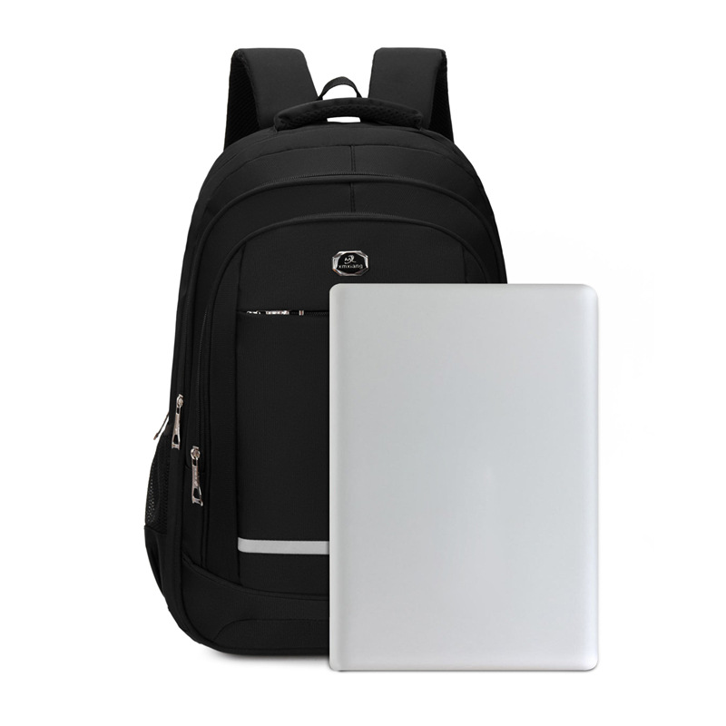 批发双肩包男背包 高中大学生书包护脊减负 商务电脑包大容量背包