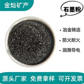 铸造脱模鳞片石墨粉 防火阻燃可膨胀石墨 厂家批发80目100目石墨