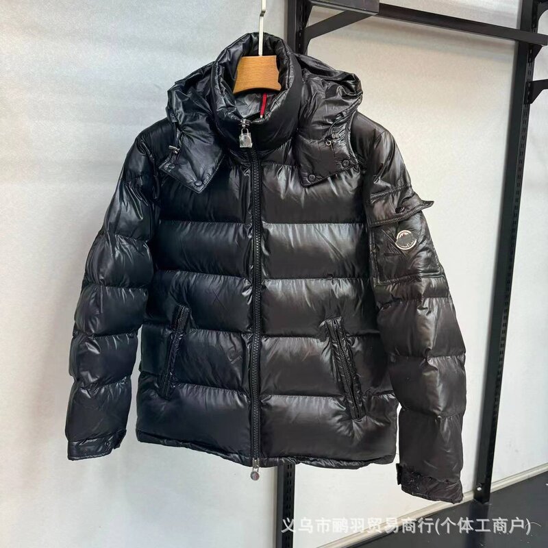 Mengjia 2024 Autumn and Winter New White Duck Down Jacket Women Maya Classic Couple Hooded Thickened Jacket Mengjia 2024 Autumn and Winter New White Duck Down Jacket Women Maya Classic Couple Hooded Thickened Jacket
