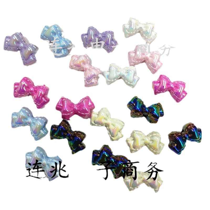 アクリルの実色のリボンの縦穴のビーズDIYの震え音の生放送の携帯電話の縄のキーはペンの部品を掛けます。