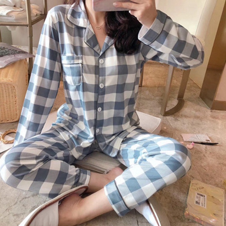 Pijamas rojos en línea primavera 2024 mujeres caricaturas amor inns pantalones de manga larga ropa para el hogar pijamas transfronterizos comercio exterior