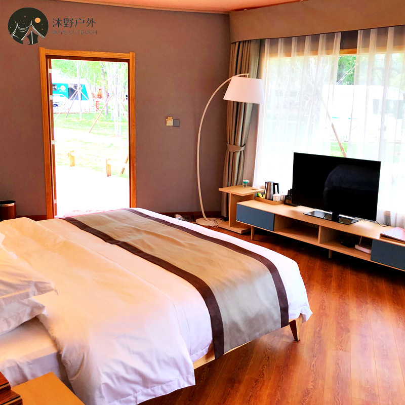 Liaoning al aire libre camping turismo Resort de lujo en forma de pico tienda de campaña al aire libre campamento residencial Hotel fabricante