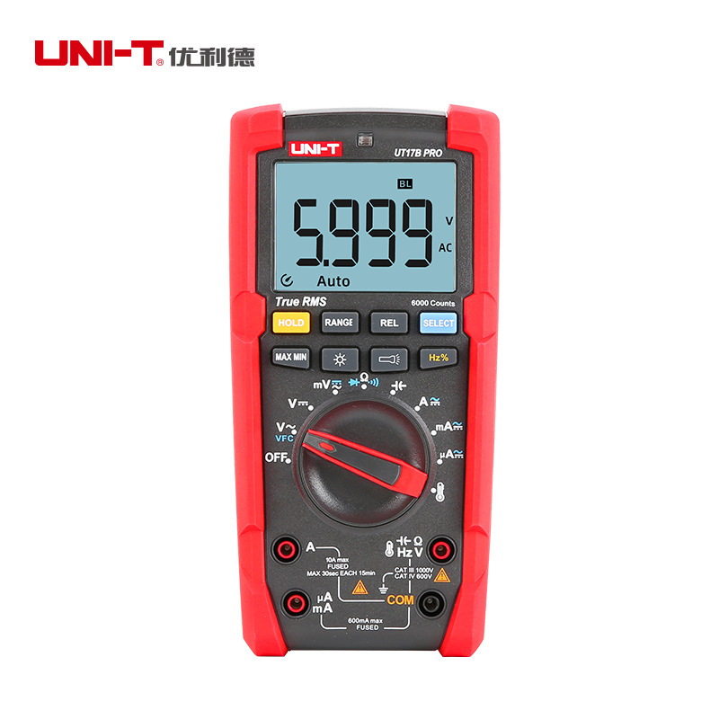 优利德UT15B PRO/UT17B PRO数字万用表1000V高精度真有效值表