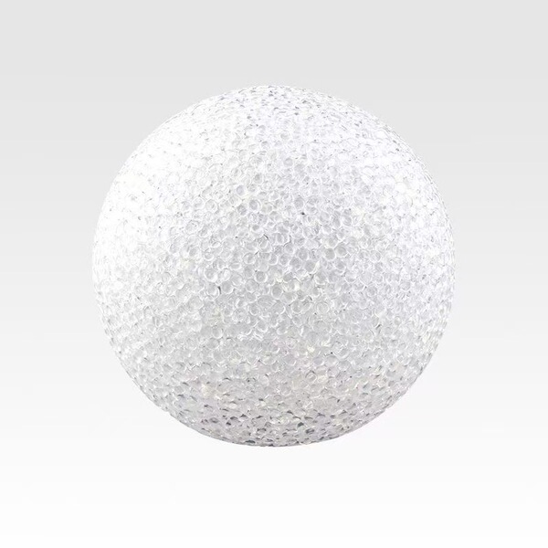 Holding a luminous ball lamp for dance chorus