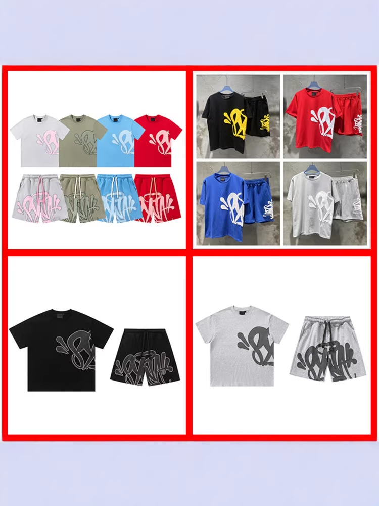 summer trend set for men and women with letters