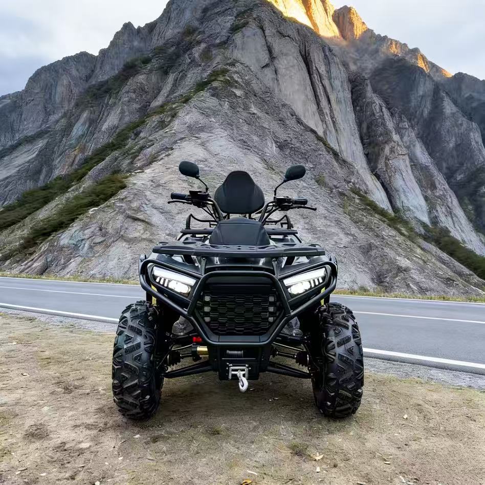 Cross Mirror Nuevo 4WD 400CC 4 * 4 Mountain ATV Vehículo todoterreno de engranajes automáticos