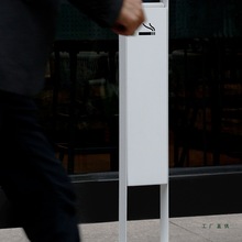 不锈钢烟灰柱立式灭烟桶烟头垃圾桶烟蒂收集室外吸烟灰缸户外定