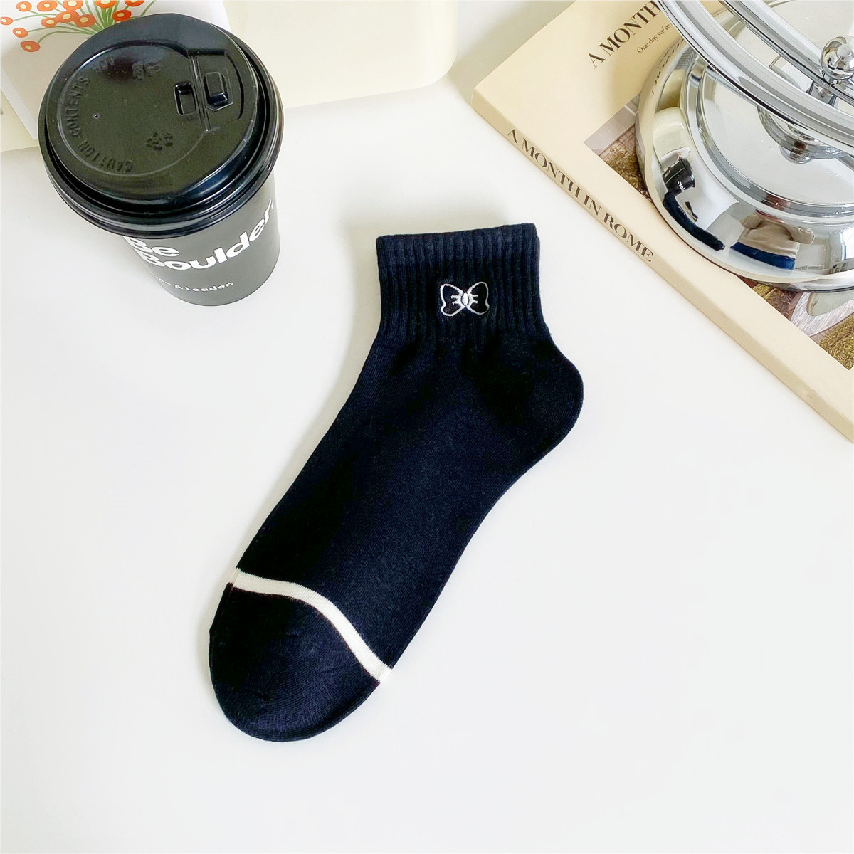 Calcetines de mujer de la serie 5 Mariposa