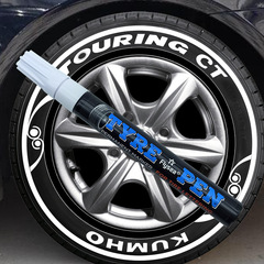 Cross-border DIY tire graffiti pen motorcycle tire coloring special oily TIREPEN color-changing paint pen