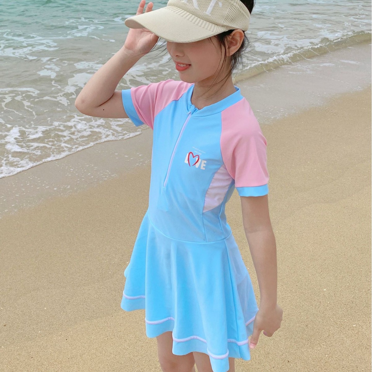 하늘색 85097 소녀