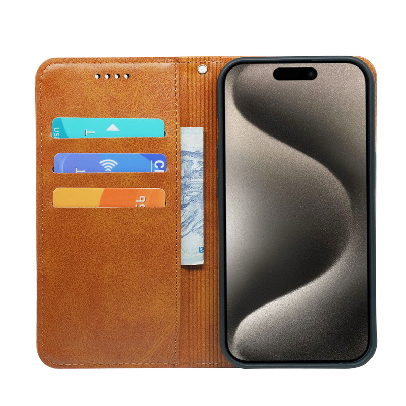 適用リンゴ16/16 ProMax/iPhone15/14/13小牛皮強磁7マグネット携帯電話カバー|undefined