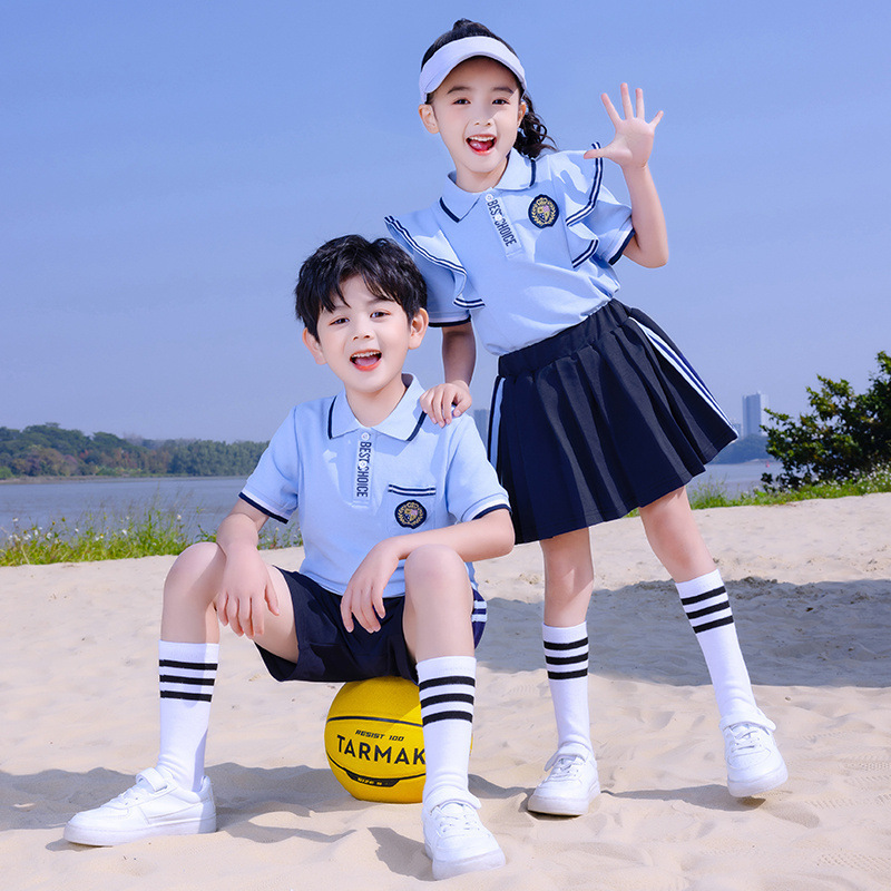 新款英倫風小學生校服幼兒園園服初中班服啦啦隊學院風表演服套裝