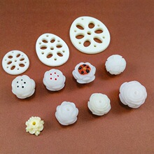手链diy散珠diy饰品配件汽车挂坠车挂藕片仿白玉菩提新新年装饰品