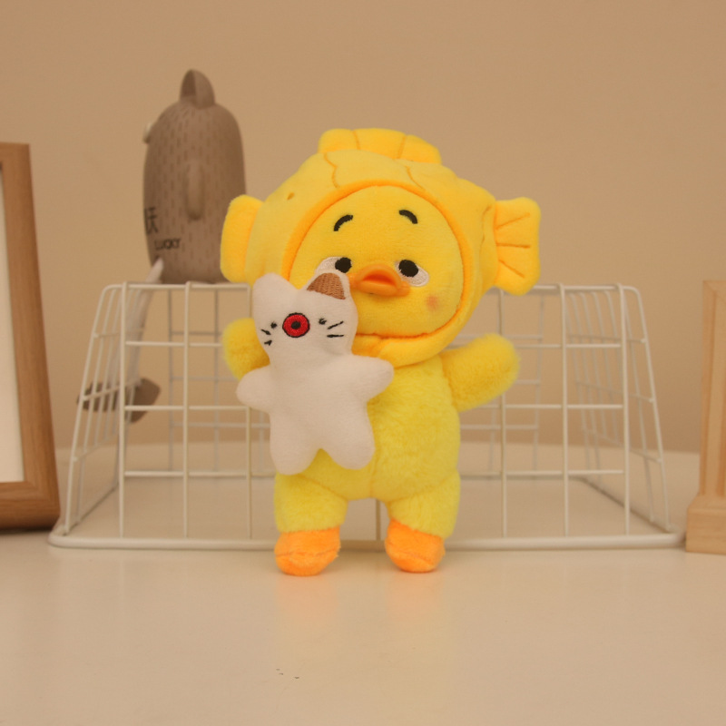 Estilo explosivo súper lindo de alto valor, no quiero ir a trabajar, pato molesto, colgante, peluche, regalo, muñeca