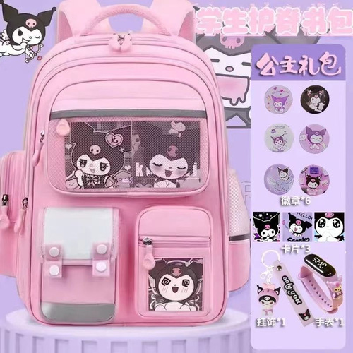 Backpack for boys and girls, primary school students, grades 1-3 and 6, low burden, ultra-light, large capacity, double shoulder bag, new design, high aesthetic appeal