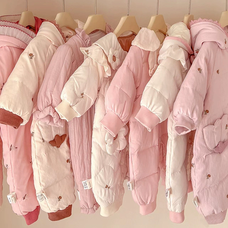 Детский пуховик Tongtai Cotton Era 24, зимняя новинка, комбинезон для младенцев и малышей, детская одежда оптом