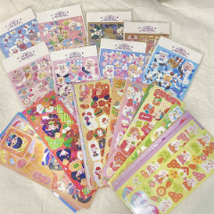 Non-repetitive laser sticker girl's June 1st Children's Day diary GoPan set DIY book Korean-inspired INS style