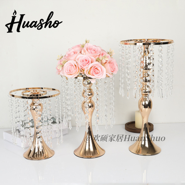 Cross -border electroplating metal flower stand Outdoor wedding…