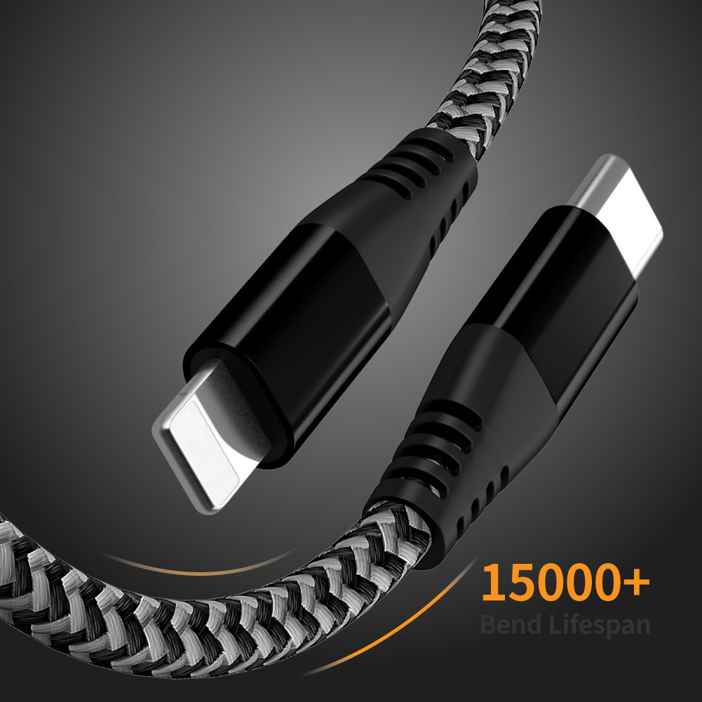 Applicable to Apple 14 data cable iphone13 charging cable 11pro mobile phone pd20W fast charging typec to light