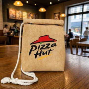 Pizza Hut canvas waterproof bag for women 2026 new model shoulder bag for college students cross-border Pizza Hut canvas waterproof bag for women 2026 new model shoulder bag for college students cross-border