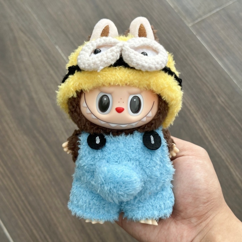 替三代批发娃娃衣拉布labubu7cm着适用于布套装1一二毛绒公仔衣服|undefined