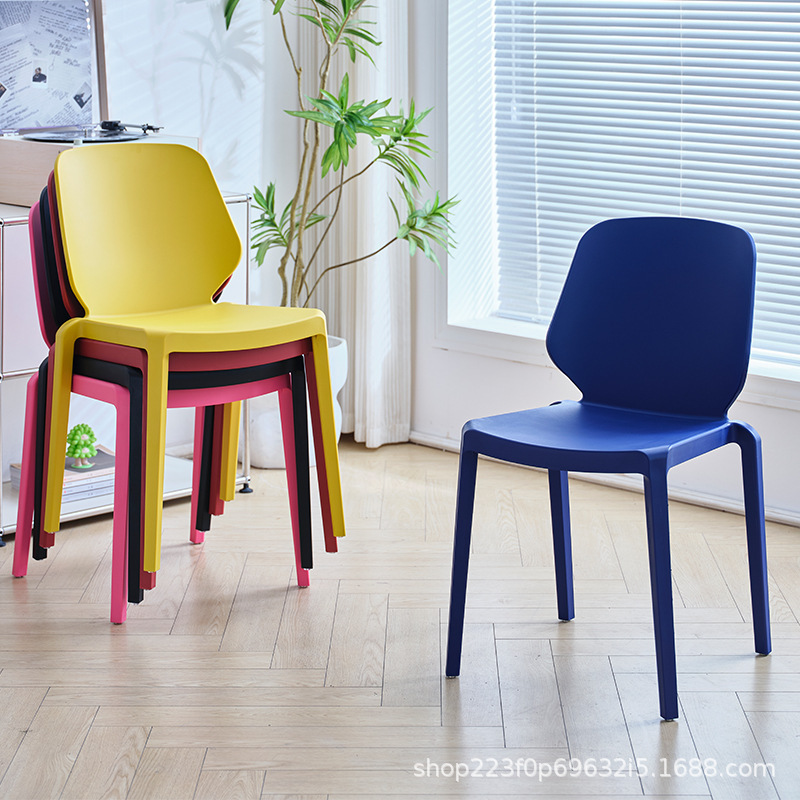 Dining Chair for Home Use, Simple Modern Plastic Backrest Chair, Commercial Restaurant, Cafe, Milk Tea Shop, Light Luxury High-End Chair Dining Chair for Home Use, Simple Modern Plastic Backrest Chair, Commercial Restaurant, Cafe, Milk Tea Shop, Light Luxury High-End Chair