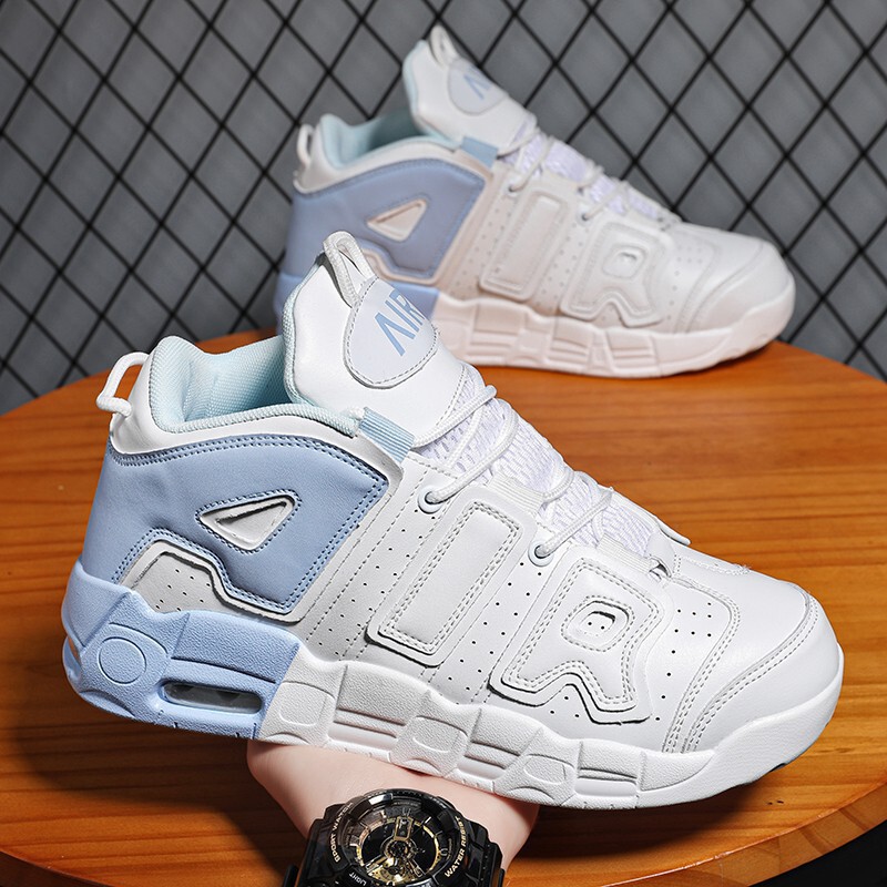 Putian Aj Pippen Big Air Black and White Panda Stitching Liquid Silver Male and Female Couple Full Palm Air Cushion Practical Basketball Shoes