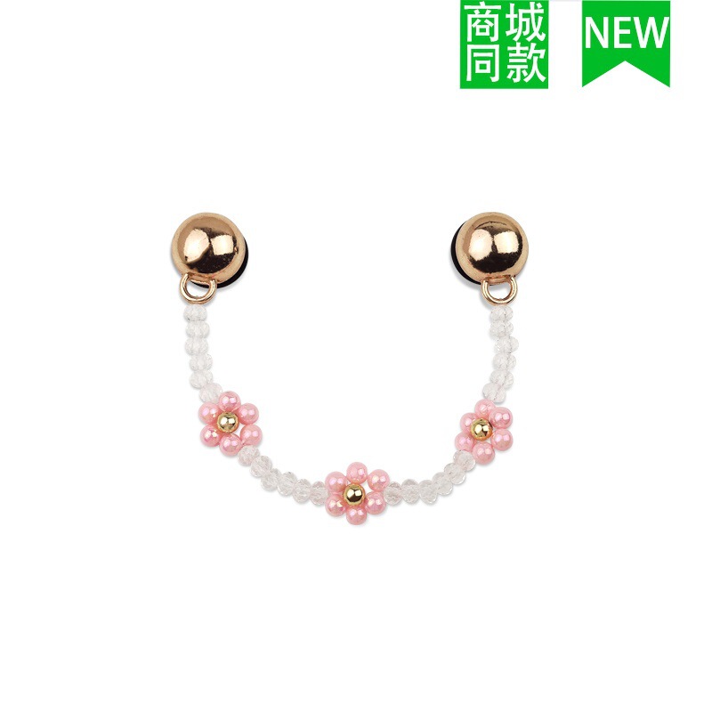 クロスボーダー卸売新しいクロックスアクセサリー靴バックル金属レターチェーン適応クロス靴花 DIY アクセサリー|undefined