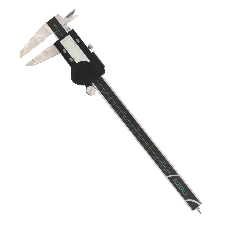 伊莱科0-200mm不锈钢电子数显游标卡尺IP54级专业测量工具200mm