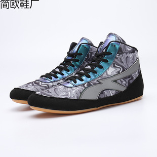 Cross-border generation men's and women's wrestling shoes breathable shock absorption martial arts boxing Sanda weightlifting squat comprehensive training room