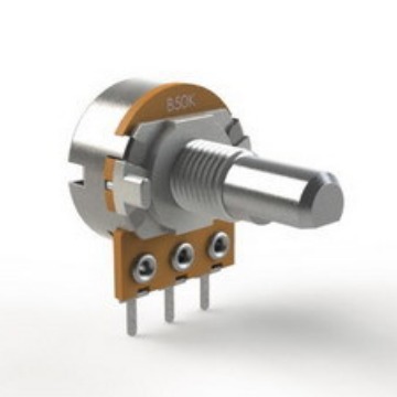 厂家供应R1610系列电位器，单联B1K-B1M电位器，碳膜电位器