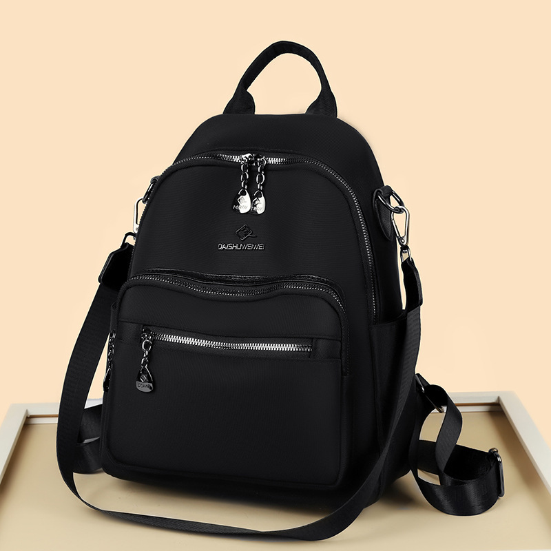 Backpack Women's Fabric 2025 New Style, Fashionable and Versatile Large-Capacity School Bag Outdoor Travel Backpack Manufacturer Backpack Women's Fabric 2025 New Style, Fashionable and Versatile Large-Capacity School Bag Outdoor Travel Backpack Manufacturer