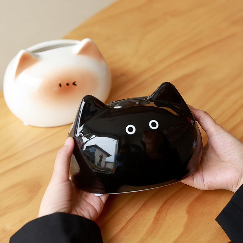 Serie de gatos siameses linda caja de dibujo caja de pañuelos linda y divertida caja de papel de servilleta de escritorio moderna decoración nueva caja de dibujo