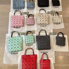 新款三宅原厂包2025mini小方盒几何菱格包迷你小方包手提斜挎女包