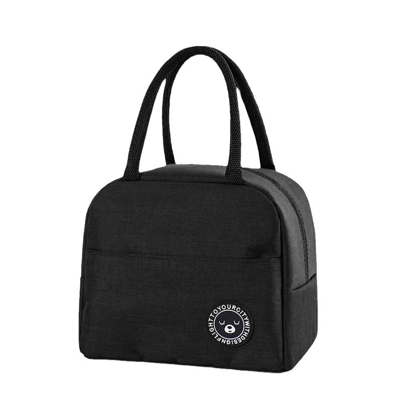 Caja de almuerzo de tela catiónica de Oxford, bolsa impermeable, bolsa de aislamiento térmico, bolsa de almuerzo para llevar al trabajo y la escuela, bolsa de hielo grande.