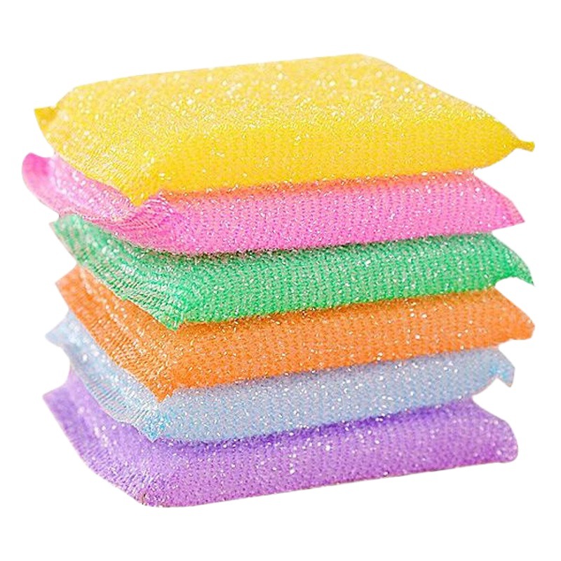 Esponja paño de cocina para lavar platos diario pequeña tienda departamental magia fregado tazón palillos estropajo antiadherente aceite traje
